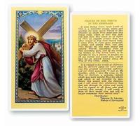 Hirten Wound in the Shoulder Laminated Catholic Prayer Holy Card, Single Card