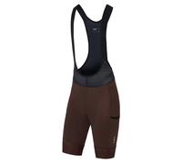 Hiru Advanced Cargo Bib Shorts 2XL Chocolate