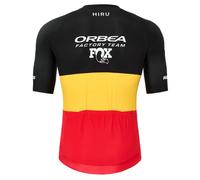 Hiru Core Belgian Champion 2026 Short Sleeve Jersey L Black / Yellow / Red