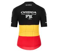 Hiru Core Belgian Champion 2026 Short Sleeve Jersey S Black / Yellow / Red