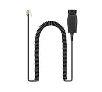 HIS Adapter Cable Compatible with Plantronics QD Headset to Avaya J100, 1600, 9600 IP Phones: 1608 1616 9608 9610 9611 9620 9621 9630 9640 9641 9650 9670