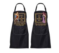 His And Hers Apron Couples Matching Gifts He's My Wonder Boy He's My Wonder Boy Cartoon Movie Fans Gifts Aprons Wedding Gift