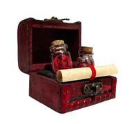 His and Hers Bracelets Set - Red Of Fate With Legend Scroll On | Romantic Couple Gift For , Wedding, Valentine's Day, Boyfriend, Girlfriend