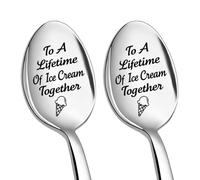 His and Hers Ice Cream Spoons Gifts for Couples Ice Cream Gift for Couple