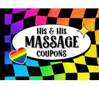 His And His Massage Coupons: Cute Love Coupon Book For LGBTQ Men/Couples | 52 Vouchers | Romantic Gift For Gay Couple, Boyfriend, Husband or Partner
