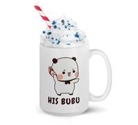 His Bubu and Dudu White glossy mug