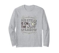 His Eye is on The Sparrow Vintage Long Sleeve T-Shirt