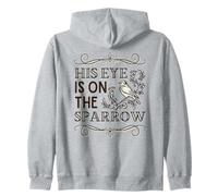 His Eye is on the Sparrow Vintage Zip Hoodie