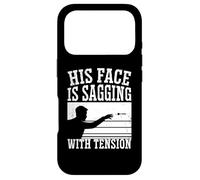 His face is sagging with tension - Darts Case for iPhone 17 Pro