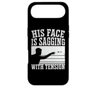 His face is sagging with tension - Darts Case for iPhone Air