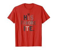 His Favorite ITE: Quirky Valentine Typography Art T-Shirt, Men, Red, S