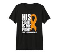 His Fight is My Fight Limb Loss Awareness Premium T-Shirt