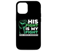 His Fight Is My Fight Liver Cancer Awareness Support Squad Case for iPhone 12/12 Pro