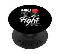 His Fight Is My Fight Parkinson's Disease Awareness PopSockets Adhesive PopGrip