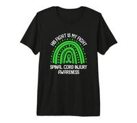 His Fight is My Fight Spinal Cord Injury Awareness Premium T-Shirt