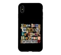 His Grace Finds Me Christian Faith Collage Case for iPhone XS Max