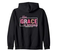 His Grace Is Amazing - 2 Corinthians 9:8 Zip Hoodie