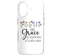 His Grace is Enough Bible Verse Christian 2 Corinthians 12:9 Case for iPhone 17