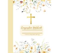 His Grace Is Enough: Christian Floral Composition Notebook for Girls & Women: A Faith-Based Notebook for Prayer, Bible Study, Journaling, School Notes, and Daily Inspiration