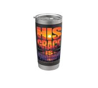 His Grace is Enough Corinthians 12:9 Bible Verse Stainless Steel Insulated Tumbler