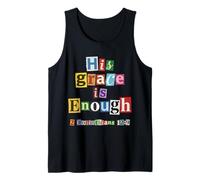 His Grace is Enough Corinthians 12:9 Bible Verse Tank Top
