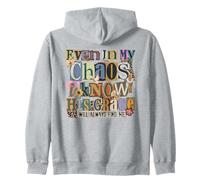 His Grace Will Always Find Me Christian Faith Zip Hoodie