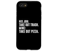 HIS JOB TAKE OUT TRASH MINE TAKE OUT PIZZA Case for iPhone SE (2020) / 7/8