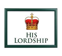 HIS LORDSHIP BEAN BAG PADDED CUSHION LAP TRAY SET TV BED SERVING