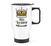 His Lordship Crown Travel Mug Cup with Handle