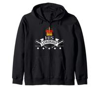 His Lordship Your Royal King Dad Prince Brother Zip Hoodie