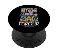 His Love Endures Forever Psalm 136 1 Bible Verse Christian PopSockets Adhesive PopGrip