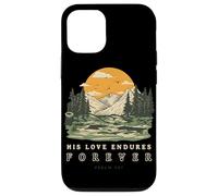 His Love Endures Forever Psalm 136 Christian Bible Verse Case for iPhone 12/12 Pro