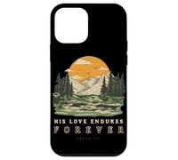 His Love Endures Forever Psalm 136 Christian Bible Verse Case for iPhone 12 mini