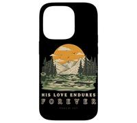 His Love Endures Forever Psalm 136 Christian Bible Verse Case for iPhone 14 Pro