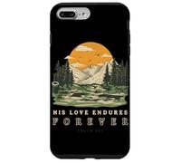 His Love Endures Forever Psalm 136 Christian Bible Verse Case for iPhone 7 Plus/8 Plus