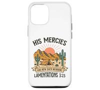 His Mercies Are New Each Morning - Lamentations 3:23 Retro Case for iPhone 12/12 Pro