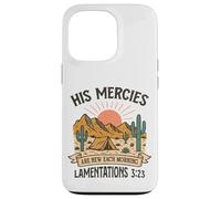 His Mercies Are New Each Morning - Lamentations 3:23 Retro Case for iPhone 13 Pro