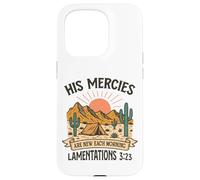 His Mercies Are New Each Morning - Lamentations 3:23 Retro Case for iPhone 15 Pro
