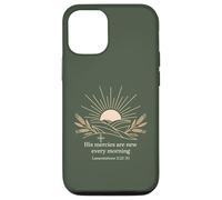 His Mercies Are New Every Morning Christian Bible Verse Case for iPhone 12/12 Pro