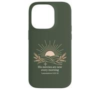 His Mercies Are New Every Morning Christian Bible Verse Case for iPhone 14 Pro