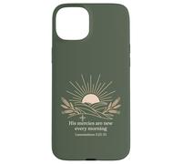 His Mercies Are New Every Morning Christian Bible Verse Case for iPhone 15 Plus