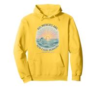 His Mercies Are New Every Morning - Dolphin & Sunrise Pullover Hoodie