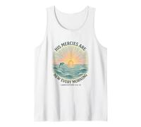 His Mercies are New Every Morning - Dolphin & Sunrise Tank Top