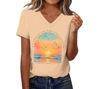 His Mercies are New Every Morning Shirt Sunrise Seagull Graphic T-Shirt Christian Bible Verse Tee Tops