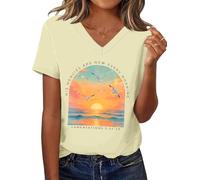 His Mercies are New Every Morning Shirt Sunrise Seagull Graphic T-Shirt Christian Bible Verse Tee Tops