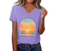 His Mercies are New Every Morning Shirt Sunrise Seagull Graphic T-Shirt Christian Bible Verse Tee Tops
