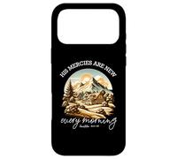His Mercies Are New Every Morning Verse Mountain Case for iPhone 17 Pro Max