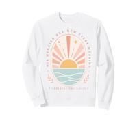 His Mercies New Every Morning Bible Verse Sunrise Sweatshirt