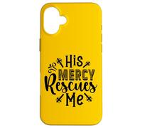 His Mercy Rescues Me - Inspirational Bible Verse Christian Case for iPhone 16 Plus