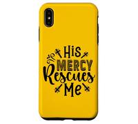 His Mercy Rescues Me - Inspirational Bible Verse Christian Case for iPhone XS Max
